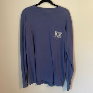 Blue Southern Fried Cotton Shirt